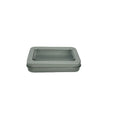 90x60x12mm Rectangular Tin Box With clear Window Cover for Cards Stickers Gifts Tools Accessories