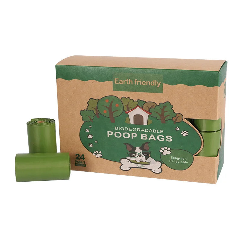 Wholesale Custom Lavender Green Scented Dog Bags Poop Holder Cute Eco Epi Biodegradable Poop Bags For Dogs
