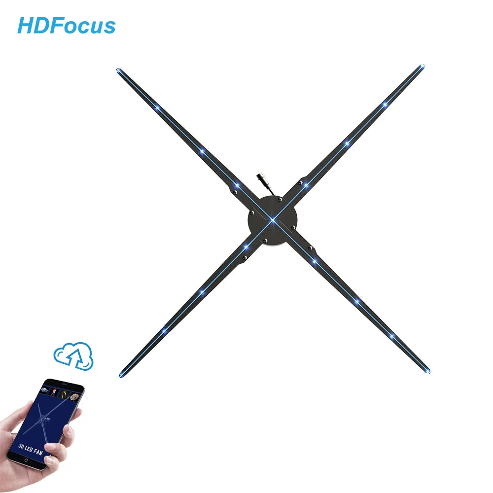 3d Led Holographic 100cm Hologram Fan for Advertising Digital Signage