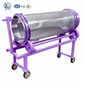2026 New Arrivals ZHOUCHI Shaftless Drum Trommel Screen Carry Dust Spray 0-6t/h Capacity 380V Patented Henan Made 1 Year
