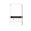 350ml*2 Wall-Mounted Manual Foam Soap Dispenser Dual Pump Head Refillable Bottle Easy Installation Custom LOGO Toilet Household