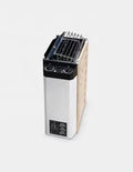 Modern 3KW/110V Mini Square Stainless Steel & Wooden Sauna Stove Durable Dry Steam Heater OVAR BC90NS
