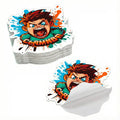 Customized Waterproof Self-adhesive Label Stickers With Holographic Effect Customize Your Own Design Cartoon Stickers