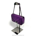 Custom logo Stainless Steel Rack Purse Backpack Bag Handbag Display Stand