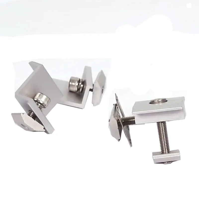 Aluminium Solar Roof Mounting System with 10-Year Warranty-Flush Mounted Panel Screw and Pole Mounting Kits