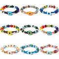 European and American New Fashion Rice Beads Versatile Acrylic Beaded Bracelet Niche Color Personality Handmade Popular Jewelry