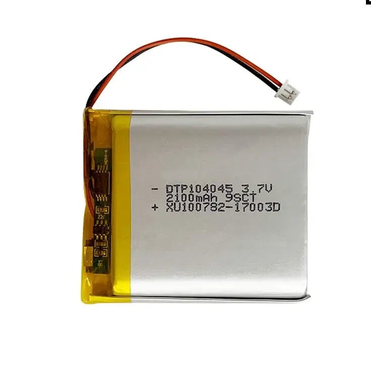Certified 2000mAh Solid State Polymer Lithium Pouch Battery 104045 Li-Ion 3.7V Rechargeable Lipo for Consumer Electronics Toys