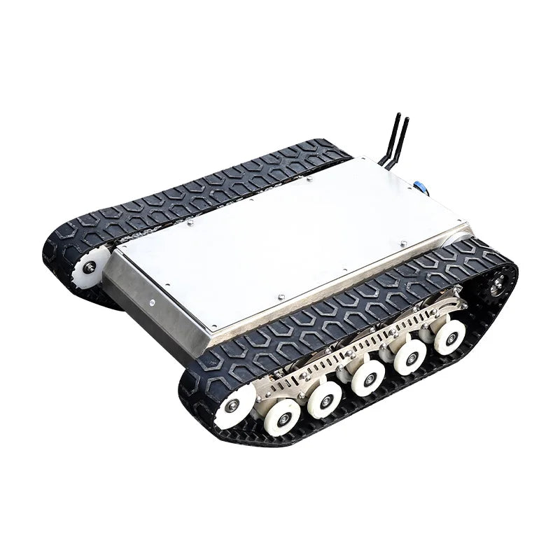 Rubberized Silicone Tracks Robot with IP65 Protection for Inspection and Delivery