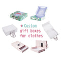 Custom OEM/ODM Ribbons Gift Paper Packing Boxes Clothes Packing Box for Dress