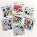 Custom logo Sticker Packs with Custom Packaging; Promotional Sticker Packs with Header Cards. MegaBDM