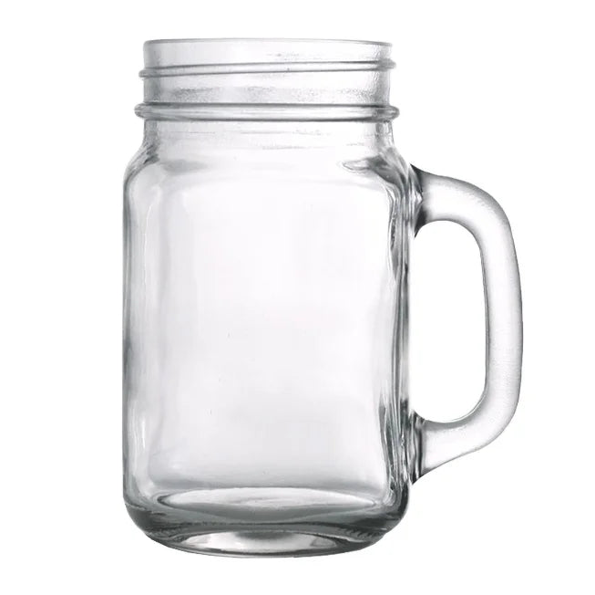 Mason Drinking Jars Mug Lid Glass Mason Jar Bar Beer Glassware Canning Mason Jar Mug