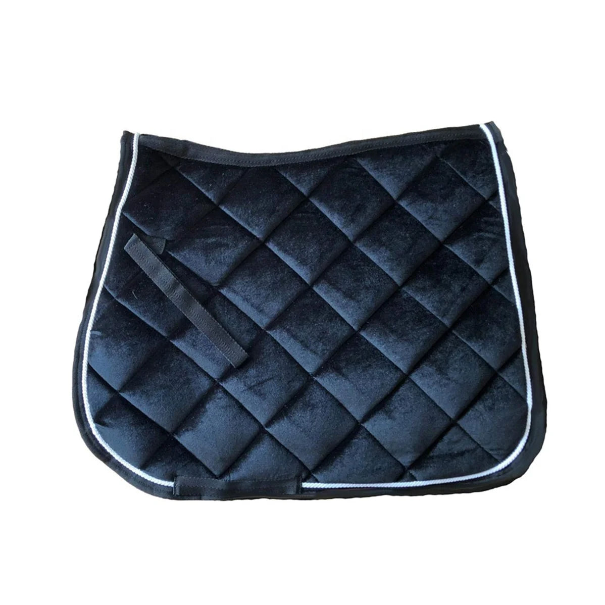 High Quality Custom Logo Horse Saddle Pads Fashion Western Style Made Cotton Fabric Horse Riding Felt Filling Low MOQ Wholesale