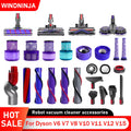 For Dyson V6 V7 V8 V10 V11 V12 V15 Vacuum Cleaner Accessories Soft Roller Brush Washable Filter Roller Brush Head Replacement