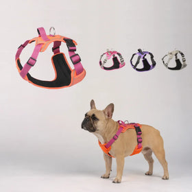 Custom Eco-Friendly Fashion Heavy Duty No Pull Adjustable Reflective Dog Rower for Small Dogs with Buckle