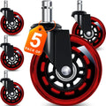 Modern Design 75mm PU Swivel Furniture Caster with Silent Roller Bearing 50kg Load Capacity for Office School Dining Use MegaBDM