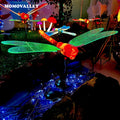 Garden Landscape 3d Dynamic butterfly Led Dragonfly Christmas Street Decorations Outdoor Led Lights for Decorative Lighting