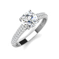 Bijoux De Luxe 2ct Ague De Fiancailles En Argent Sterling 925 Avec Diamants Moissanite Engagement Ring Destiny Jewellery