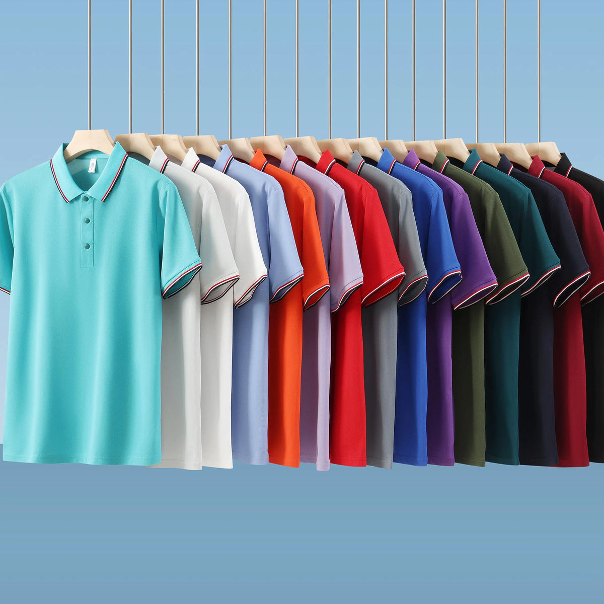 Factory Wholesale High-quality Custom 65% Kesicotton 35% Collagen Fibers Polo Shirts MegaBDM