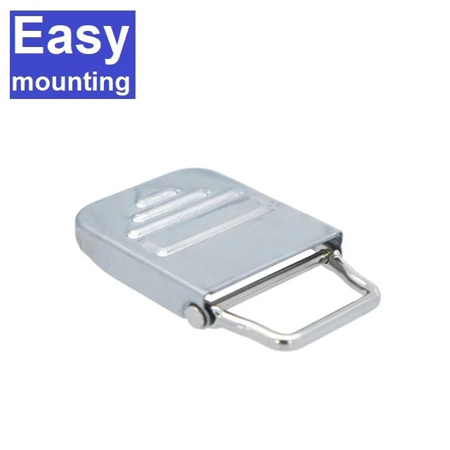 Enhance Your Toolbox with MIT Nickel-plated Metal Latches Hardware HB-230. Crafted for Durability Security and Precision