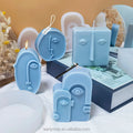 Early Riser 3D Abstract Face Silicone Resin Casting Mould for Soap Cake Tools Plaster Epoxy Art Human Face Candle Mold