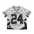 Vintage Y2K Baseball Jersey Men Custom Silk Screen Printed 100% Cotton Breathable Eco-Friendly Loose Fit Football Hip Hop