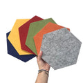 Sound Absorbing Hexagon PET Felt Acoustic Panel Custom Sizes Hexagon Polyester Fiber Acoustic Panels