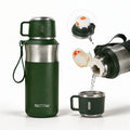 2026 Large Capacity Outdoor Double Wall Water Bottle 304 Stainless Steel Vacuum Insulated Bottle Travel and Hiking Mug