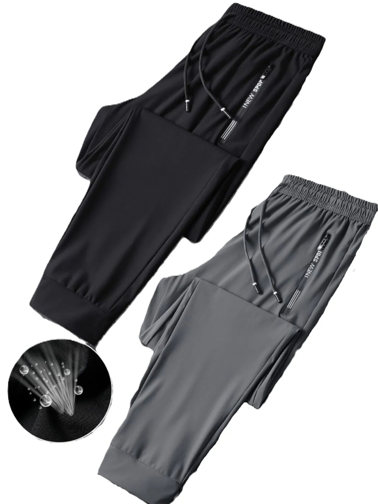 OEM Factory Direct Polyester Jogger Pants Mens Summer Loose Fit Cropped Athletic Pants Fashion Trendy Casual Youth Style Pants