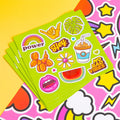 Custom Stickers Custom Kiss Cut Stickers Transparent Glossy Waterproof Vinyl Self-Adhesive Kiss Cut Stickers