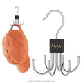 Custom Logo Black 6 Hooks Storage Display Cap Hat Hanger