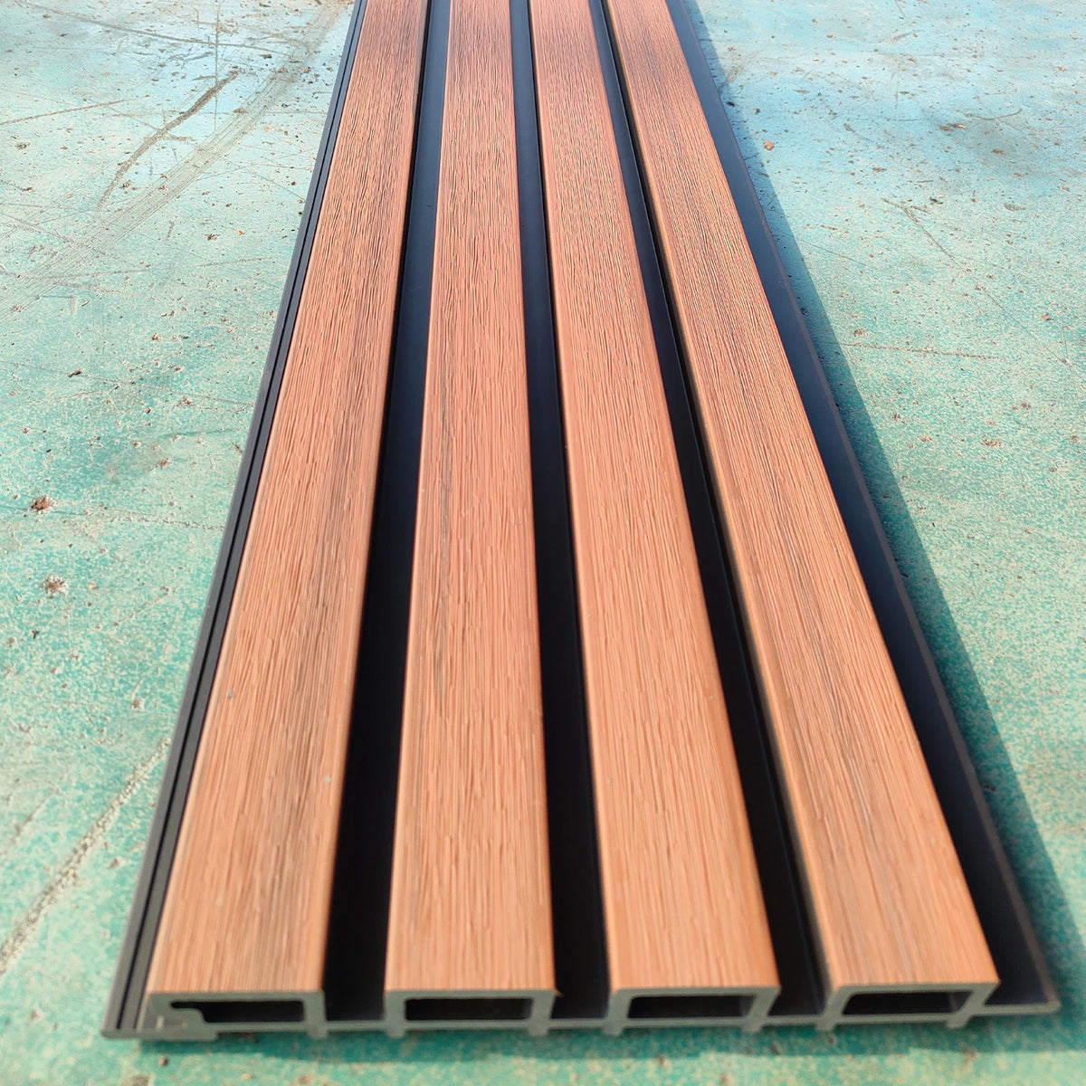 Waterproof Wood Facade Co-extrusion Wpc Great Wall Panels Decorative Wood Plastic Composite Wall Board MegaBDM