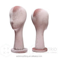Pink Velvet Head Mannequin cap hat Display Holder hair wig display Stand for store