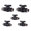 4/6/8/10/12mm Slip Lock Quick Access Water Valve Garden Irrigation Water-flow Control Switch Pneumatic Fittings MegaBDM