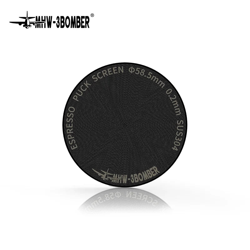 MHW-3BOMBER 51/53/58.5mm Puck Screen 0.2/0.8mm Metal Reusable Coffee Filter for Espresso Portafilter Basket Coffee Accessories