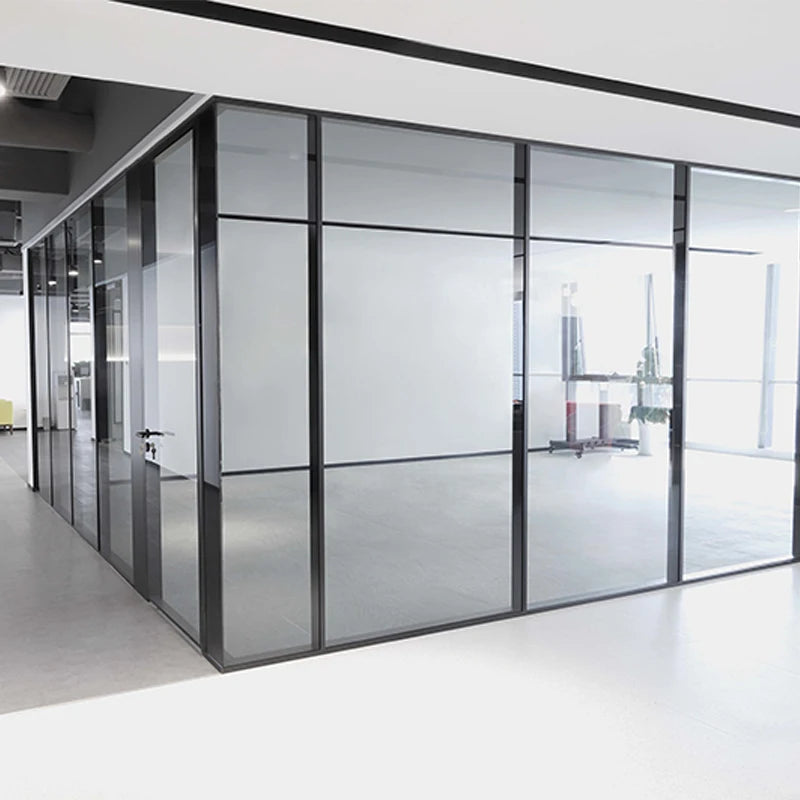 Factory Manufacturer Soundproof Glass Wall Partition Demountable Office Office Partition