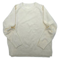 High Quality Women's White Knitted Pullover Sweater with Long Sleeves Casual Fashion Hot Selling Lady's Knitwear for Autumn