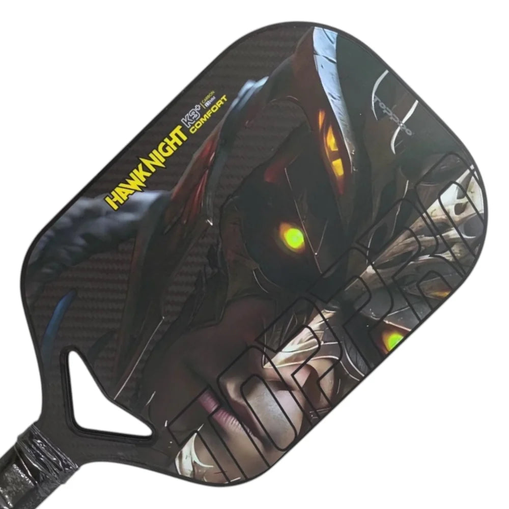 Fully customizable OEM ODM Raw Carbon Fiber Squash Ball Pickleball Paddle