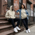 Men Oversized Hoodie Pullover Sweatshirt Long Sleeve Casual Loose Fit Kangaroo Pocket Streetwear Top