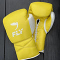 Fly SuperLace Pro X 2 Genuine Cowhide Leather MMA Boxing Training Gloves Stretch Non-Slip Lace-Up Closure Adjustable Wrist Strap
