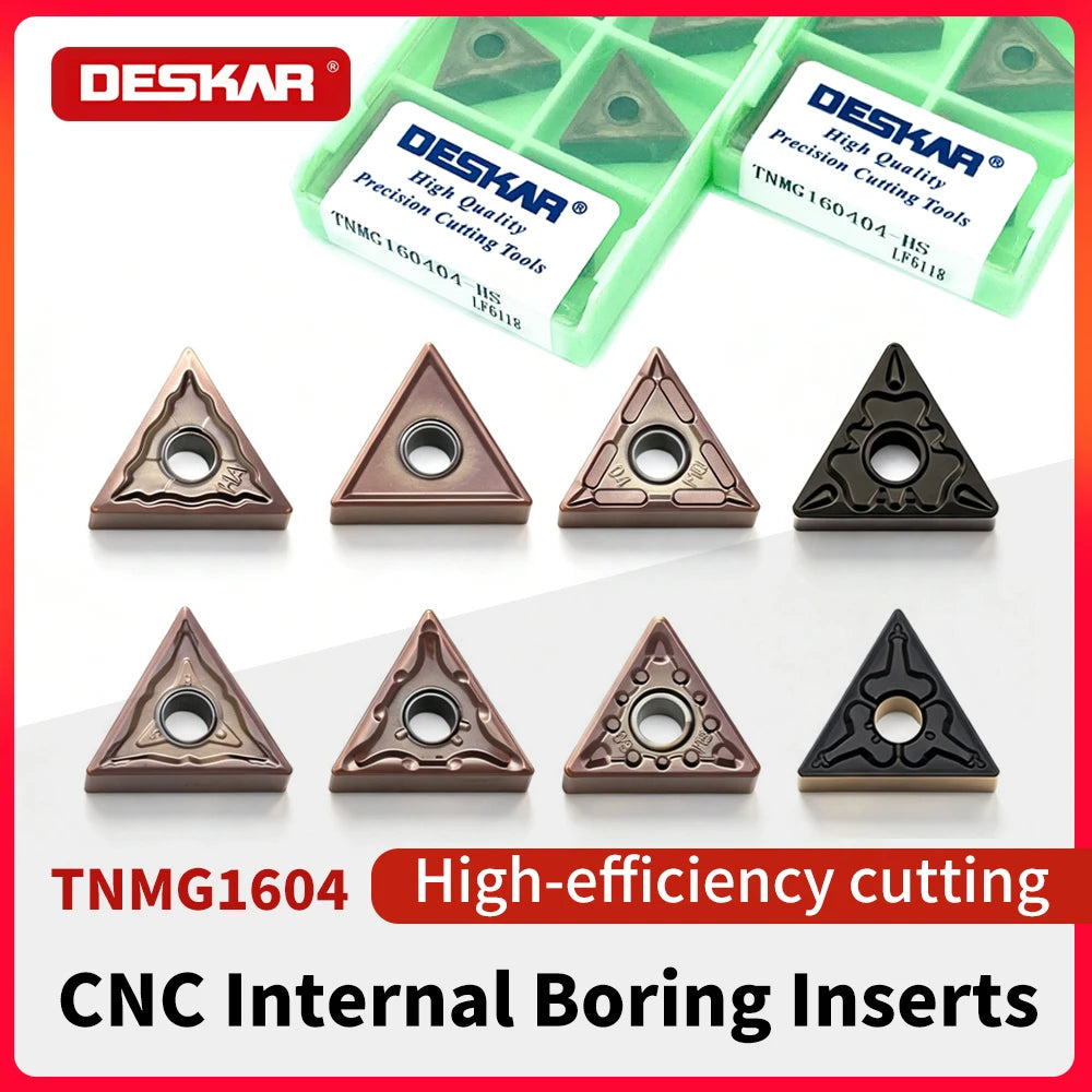 DESKAR TNMG160404 160408 160412 LF9218 LF6118 Carbide Turning Inserts Are Suitable for Machining Steel and Stainless Steel MegaBDM