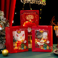 Christmas Paper Bag Stock Bag Paper Cardboard Bags with Recycled Materials Offset Printing Cotton Handle for Promotional Use