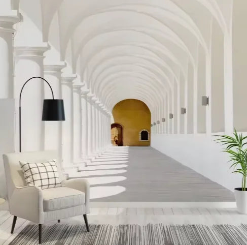Custom Tunnel Extension 3d Wallpaper Mural Wallpapers Wall Coating Decoration