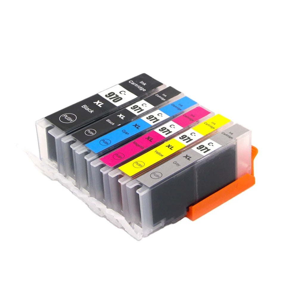 Tatrix PGI-970XL PGI-970 PGI970 CLI-971XL CLI-971 CLI971 Compatible Printer Ink Cartridge for Canon PIXMA MG5790