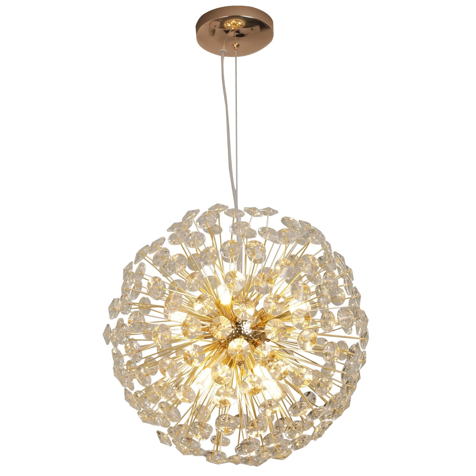 Factory Direct Sales Bedroom  Lamparas Light Luxury Crystal Chandelier Home Dandelion Clothing Store Project Engineering Lamp