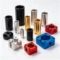 ROOVO Factory Custom Color Anodized Precision Aluminum Parts Cnc Machining Anodized Aluminum Mechanical Parts Customized Parts