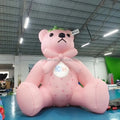 Giant Inflatable Cartoon Pink Bear Inflatable Custom Design for Party Decoration MegaBDM