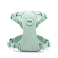 OEM/ODM 2025 Popular Mint Green Explosion-proof Corduroy Pet Dogs Harness High Quality Customizable Personal ID Logo in Stock MegaBDM