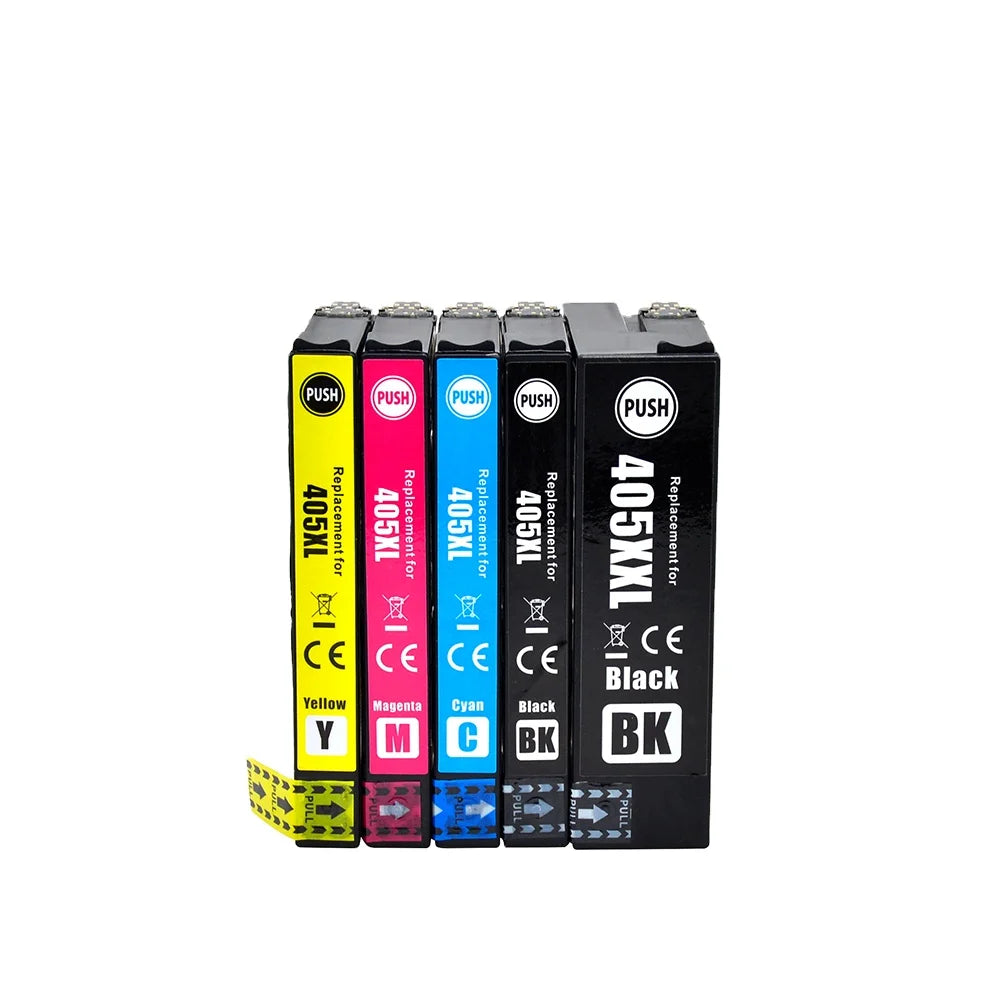 Tatrix 405XL Patent Free Premium Color Compatible Printer Ink Cartridge for Epson WorkForce Pro WF-3820DWF/WF-3825DWF Etc. 405XL