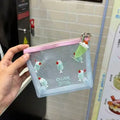 Ins Style Mesh Embroidery Exquisite Cosmetic Bag Lipstick Cushion Storage Pouch Summer Soda Small Cute Handbag Portable MegaBDM