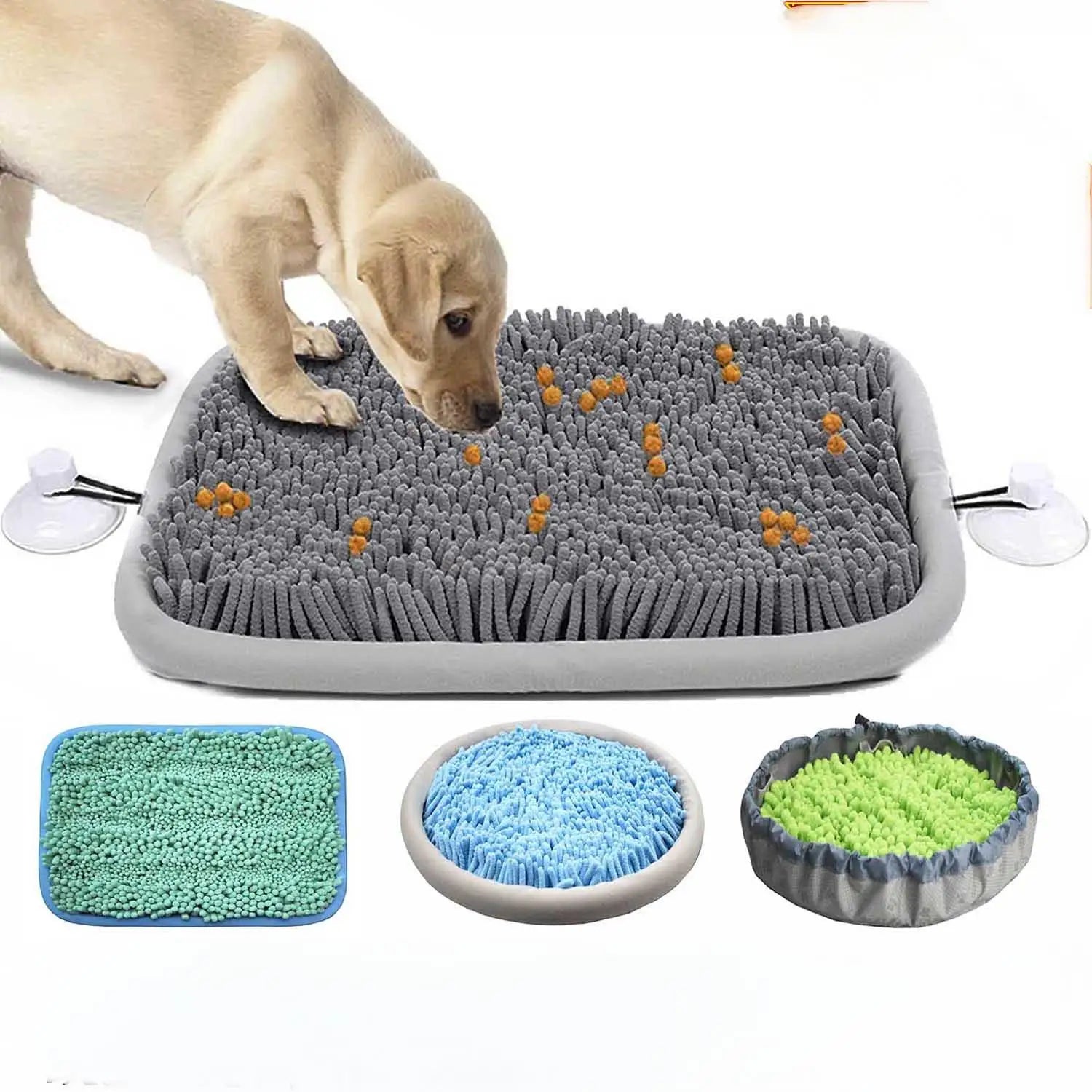 Manufacturer Custom Pet Dog Slow Feeding Training Pet Sniffing Mat For Dog Puzzle Toys Interactive Dog Toys
